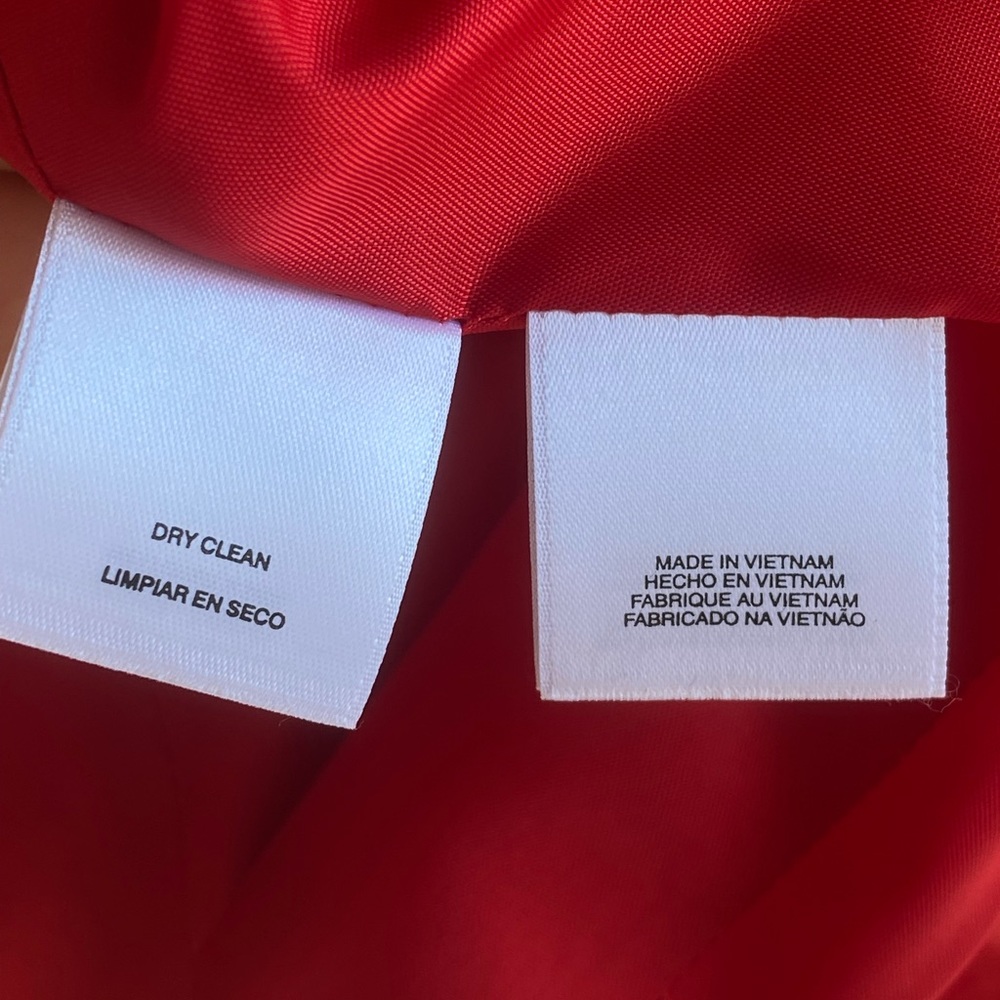 Anne Klein Short Trench Crepe
Drapey Front Jacket Memling Red
Women Size… - Picture 8 of 16